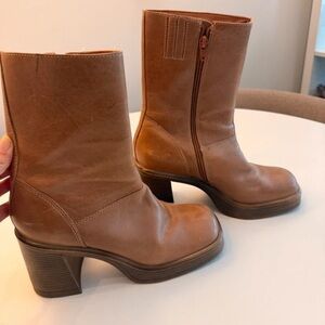 Fantasie Brown Heeled Boots